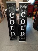 Essential Stencil Baby It's Cold Outside 4ft Vertical Stencil Review