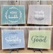 Essential Stencil Positive Sayings Mini Sign Stencils (6 Pack) Review