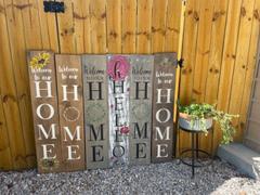 Essential Stencil Welcome to our Home Porch Stencil Review