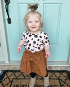 Marie Nicole Clothing Cow Print Top & Caramel Tie Skirt Set Review