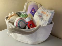Parker Baby Co. Rope Diaper Caddy - Gray Review