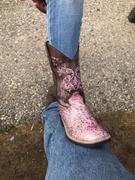 The Western Company Old West Antique Pink/Crackle Children Girls Faux Leather Cowboy Boots Review