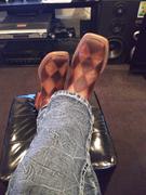 The Western Company Horse Power by Anderson Bean Mens Tan Leather Crazy Train Cowboy Boots Review