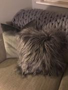 my little wish Sheepskin Cushion - Icelandic Long Wool - Grey Review