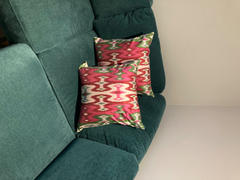 my little wish IKAT cushion cover - Bright Pink and Green 50 x 50 cm Review