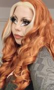 Weekendwigs 613 Blonde Streaked Orange Wavy Synthetic Lace Front Wig WW307 Review