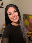 Weekendwigs Ombre Grey Long Straight Synthetic Lace Front Wig WT022 Review