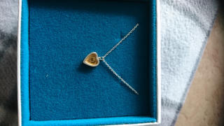 Charlotte Lowe Jewellery Heart Necklace with Golden Centre Review