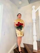 IDREAMMART Short Sleeve Brocade Cheongsam Mini Floral Chinese Dress Review