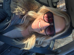 TopFoxx Ivy Luxe - Black Sustainable Round Aviator Sunglasses Review