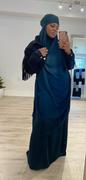 Al Shams Abayas Mahasen Jilbab Set in Teal Green Review