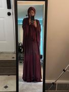 Al Shams Abayas Larissa in Maroon Review