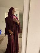 Al Shams Abayas Larissa in Maroon Review