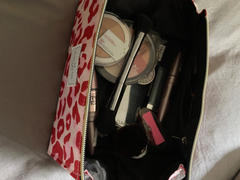 The Flat Lay Co. Pink Leopard Open Flat Makeup Box Bag and Tray Review