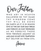 Christian Catholic Shop FREE Our Father Prayer INSTANT DOWNLOAD Printable Wall Art Review