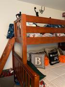 Maxtrix Kids Twin over Full Medium Bunk Bed with Straight Ladder on End Review