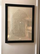 God's fingerprints Illuminated Fingerprint - Gold on Black (Limited Edition) Review