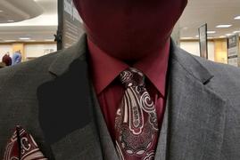Paul Malone The Essential Solid Burgundy Dress Shirt Review