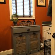 The Lovemade Home Dashwood Laundry with a Storage Drawer in Dark Gray Review