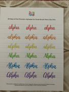 Dawn Nicole Lettering Shop 30 Days of the Phonetic Alphabet for Small Brush Pens Review