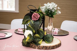 Poplar Wood Slices Wood Slabs Table Centerpieces Efavormart