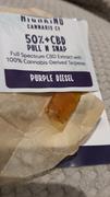 HighKind Cannabis Co Purple Diesel- Pull 'N' Snap- CBD Shatter - 50%  CBD-1G Review