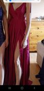 Oh Hello Clothing Rio Soft Satin Gown | Burgundy Review