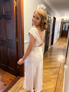 Oh Hello Clothing PRE-ORDER Ranela Twist Back Detail Midi | Champagne Review