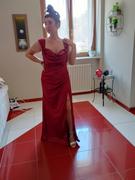 Oh Hello Clothing Monica Off The Shoulder Gown | Dark Red Review