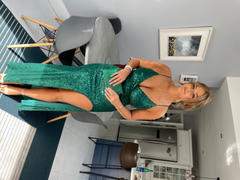 Oh Hello Clothing Mulan Sequin Gown | Emerald Green Review