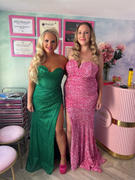 Oh Hello Clothing Esmeralda Glitter Gown | Emerald Green Review