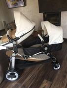 T A Y Online Store Semaco Brand Luxury Leather Double Twin Stroller With Convertible Bassinet For Infant And Toddler Review