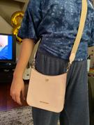 Gaby's Bags Michael Kors Briley Small Meseenger Bag Crossbody Powder Blush Pebble Leather Review