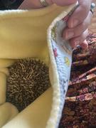 The Hoghouse Grey Woodland Animals bonding scarf for hedgehogs and small pets. Bonding pouch. Review