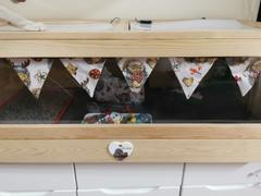 The Hoghouse Christmas Hedgehog miniature bunting. Viv decorations. Cage decorations. Review