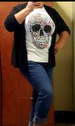 Closet Candy Boutique Edgy Chic Distressed Graphic Tee - Ivory Review