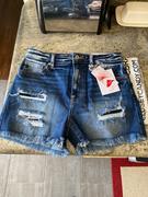 Closet Candy Boutique KAN CAN Marie Denim Shorts - Dark Wash Review