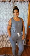 Closet Candy Boutique CBRAND At Peace Jumpsuit - Dusty Blue Review
