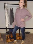 Closet Candy Boutique Ahead of the Game Hooded Pullover - Lilac Review