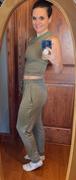 Closet Candy Boutique CBRAND Lap of Luxury Loungewear - Olive Review
