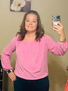 Closet Candy Boutique CBRAND Brush Your Shoulders Off Top - Magenta Review