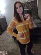 Closet Candy Boutique CBRAND Happier Than Ever Long Sleeve Top - Mustard Review
