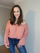 Closet Candy Boutique CBRAND Just My Type Off The Shoulder Top - Dusty Rose Review
