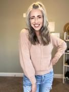 Closet Candy Boutique Keep the Peace Sweater - Taupe Review
