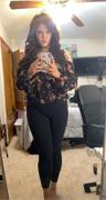 Closet Candy Boutique CBRAND Just One Look Floral Top - Black Review