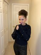 Closet Candy Boutique CBRAND Starry Night Crystal Sweater - Black Review