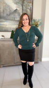 Closet Candy Boutique CBRAND Livin' the Life Chenille Sweater - Emerald Review