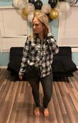 Closet Candy Boutique CBRAND Kept You Waiting Flannel - Black Review