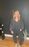 Closet Candy Boutique CBRAND Go My Way Acid Wash Loungewear - Charcoal Review