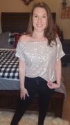 Closet Candy Boutique CBRAND Champagne Wishes Sequin Top Review